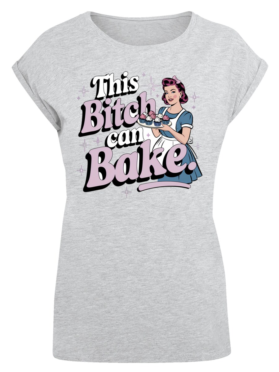 

Рубашка F4NT4STIC Vintage Pin Up Bäckerin, серый