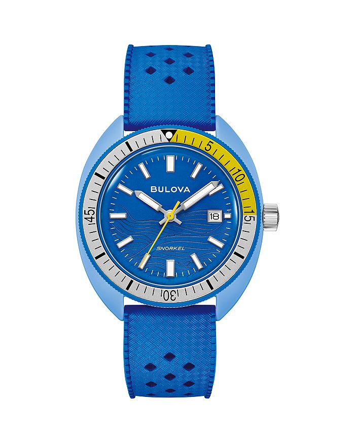 

Наручные часы для дайвинга, 41 мм Bulova, синий