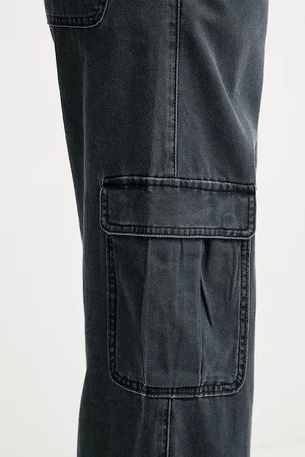 Штаны карго из хлопка SUPERLOW LOOSE карго ND Levi's, черный — фото 4