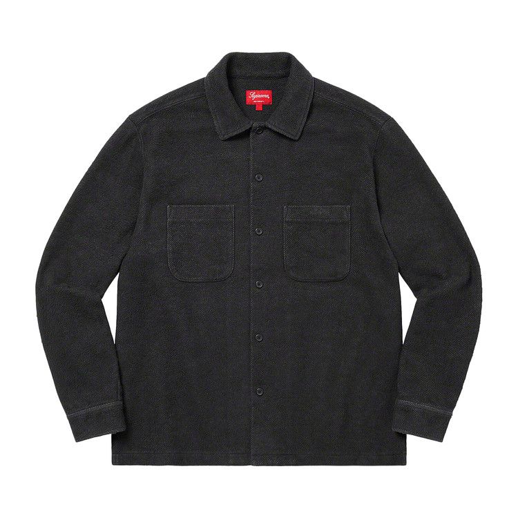 

Рубашка Supreme Brushed Flannel Twill Shirt, Black