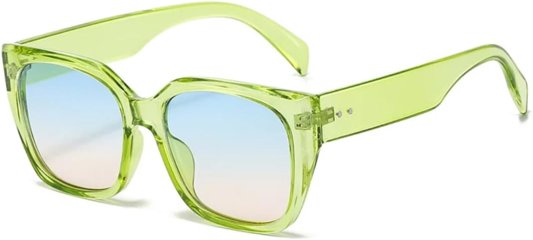 

Классические винтажные солнцезащитные очки для женщин, большие, для женщин и мужчин, ретро, ​​с леопардовым принтом, роскошные, с защитой от УФ-излучения UV400 VFDHN, Green Blue Tea