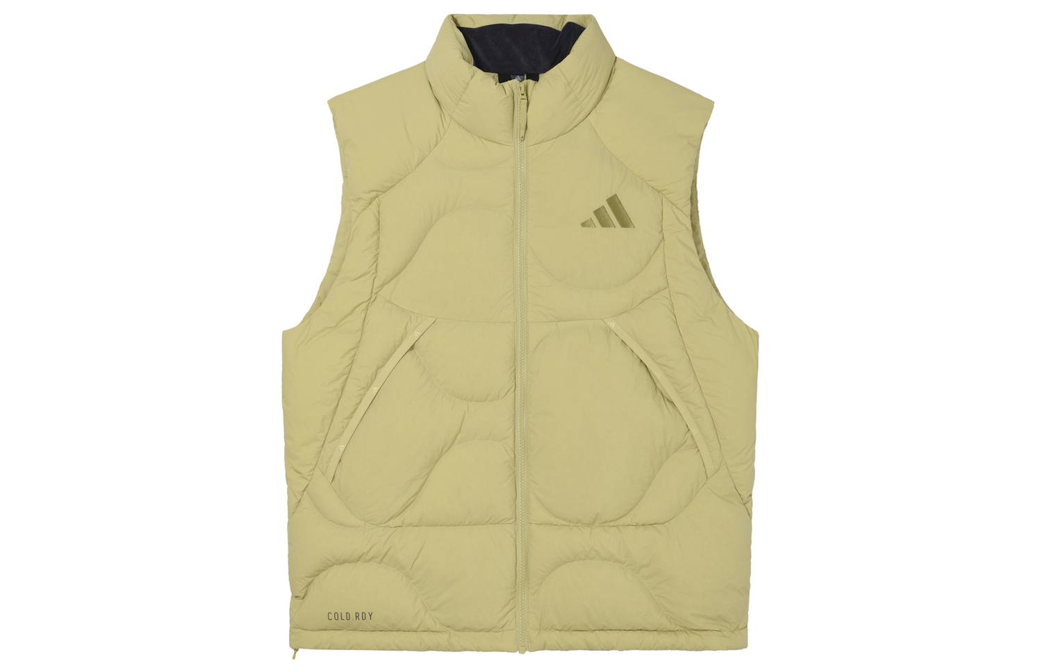 Adidas Мужская пуховая жилетка песочного цвета, Sand Brown — фото 3