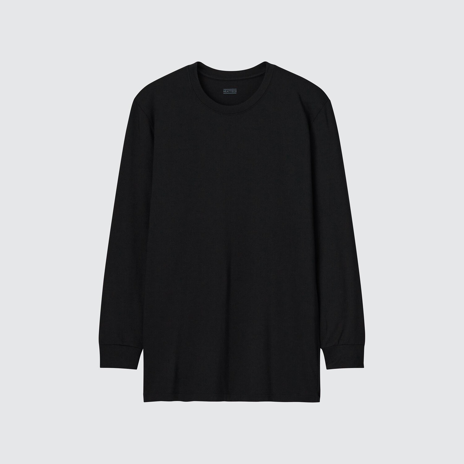 

Лонгслив Uniqlo Heattech с круглым вырезом, черный