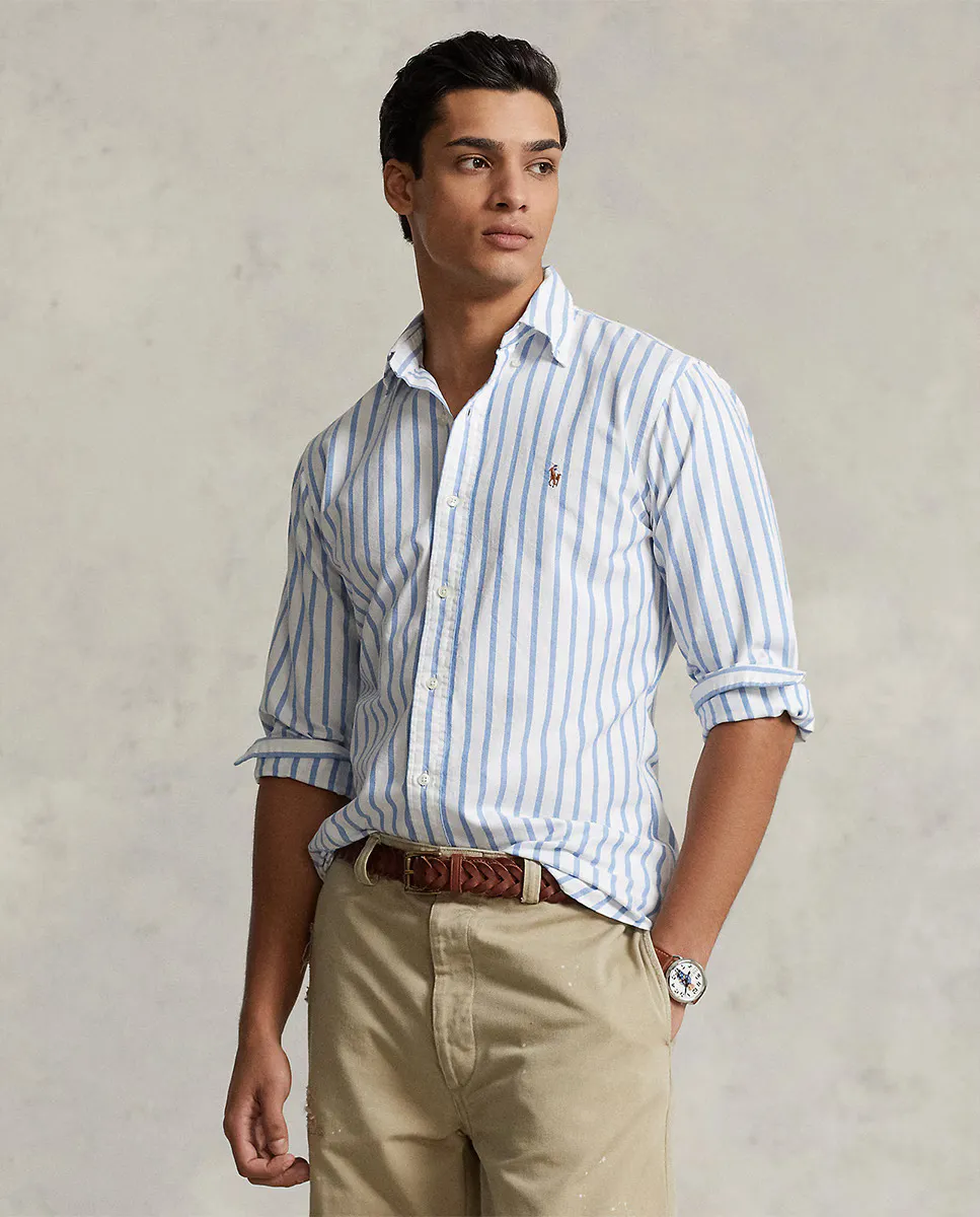 

Мужская рубашка Oxford Regular Fit Polo Ralph Lauren, синий