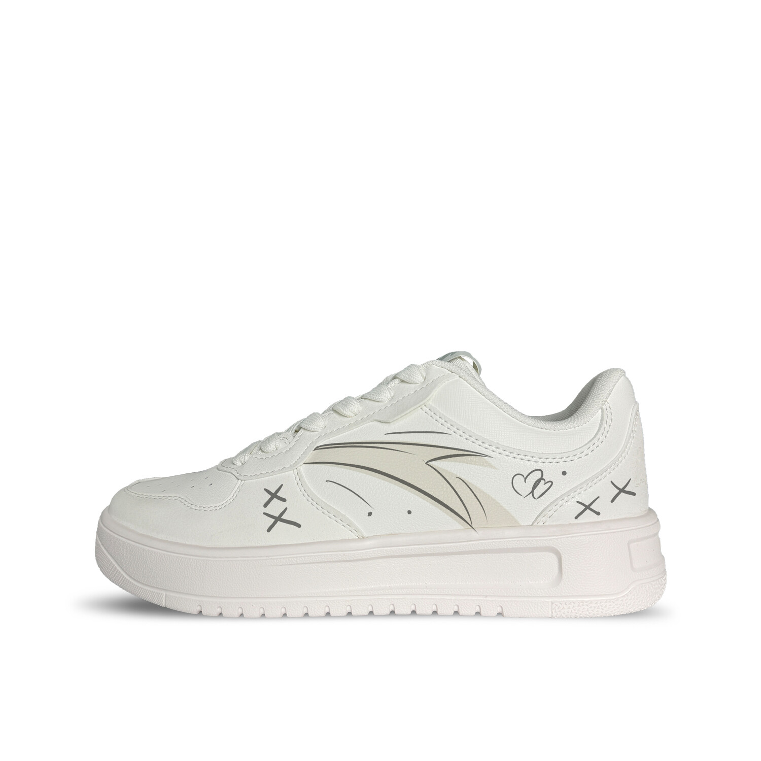 

Кроссовки ANTA Skateboarding Shoes Men Low-top White, белый