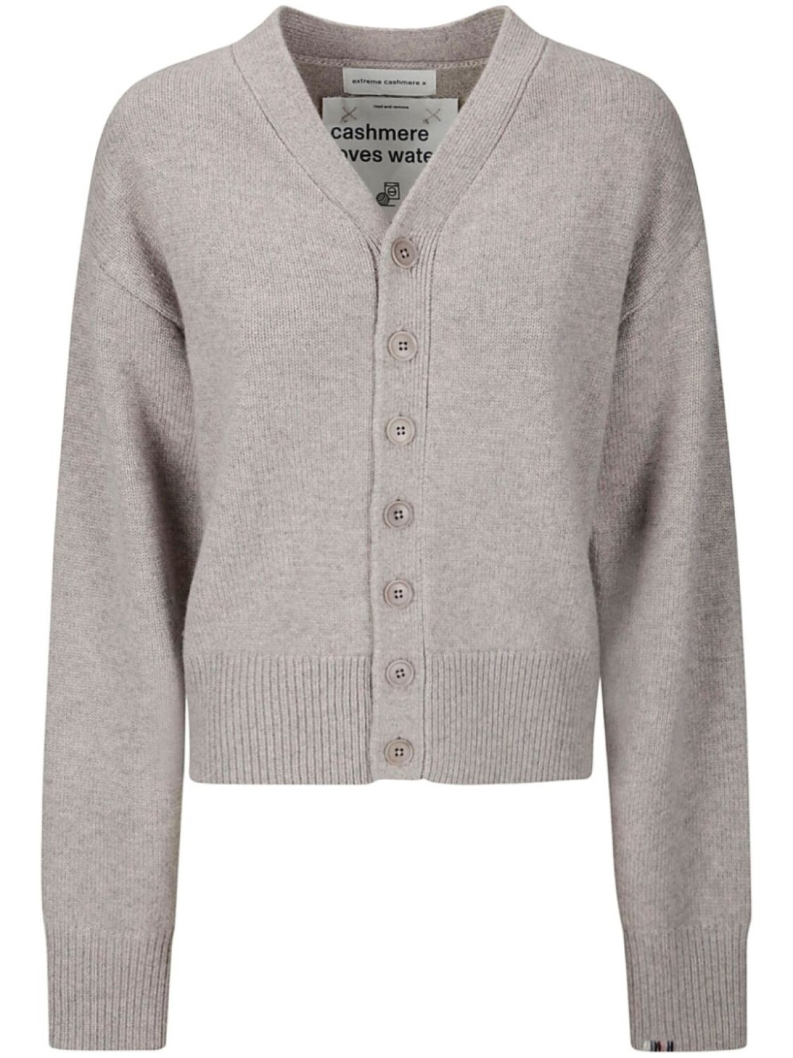 

Экстремальный кашемир Nº309 кардиган Clover extreme cashmere, серый