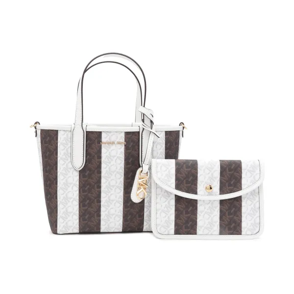 

Двусторонняя большая сумка + клатч eliza Michael Kors, белый