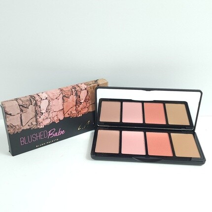 

Палетка теней для век LA Girl Blush Quad с большим зеркалом Blushed Babe Coral Nude L.A. Girl