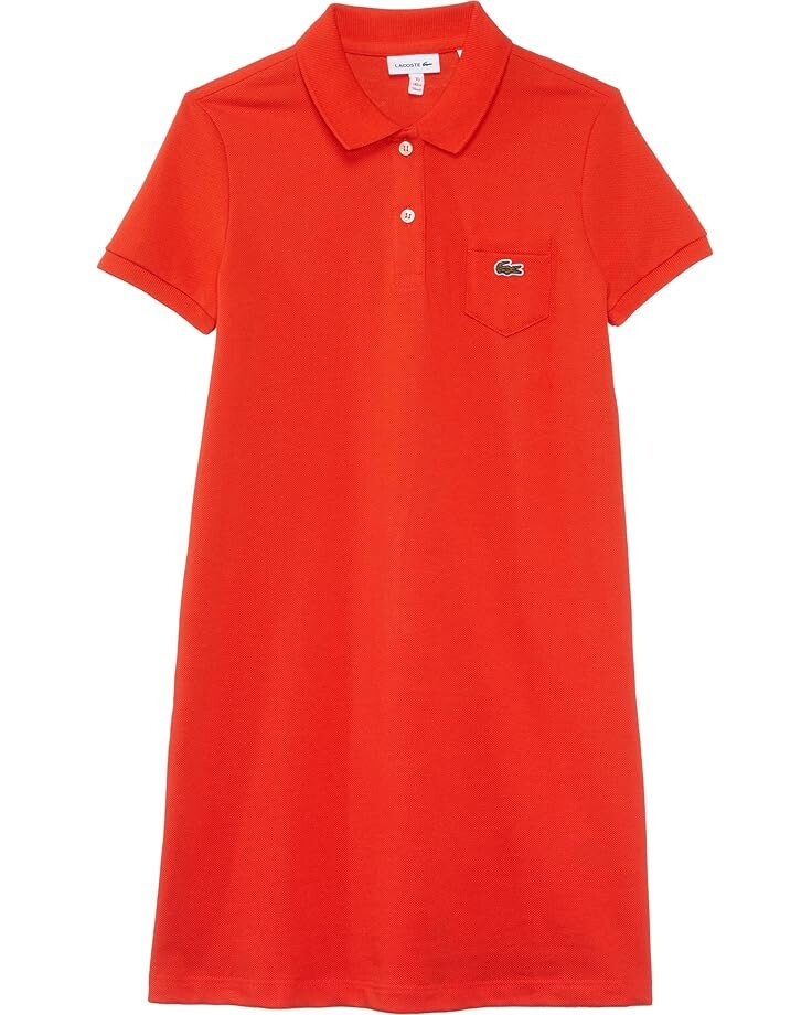 

Платье Lacoste Kids Solid Polo Dress, цвет Redcurrant Bush