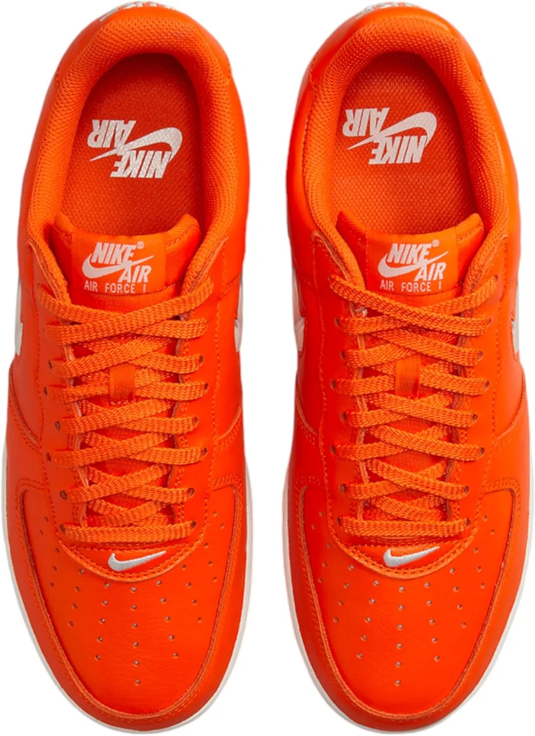 Кроссовки Nike Air Force 1 '07, оранжевый Safety Orange Summit White — фото 4