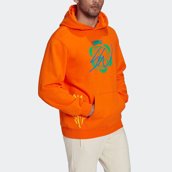 Толстовка x sean wotherspoon superturf hoodie 'orange' Adidas, оранжевый — фото 4