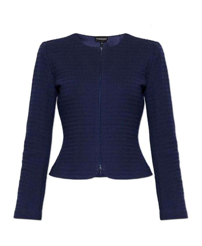 

Хлопковая куртка Emporio Armani, синий