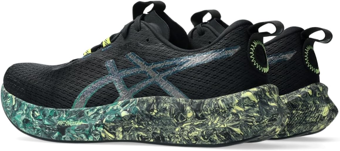Мужские беговые кроссовки Asics Noosa TRI 16, черный/зеленый — фото 3
