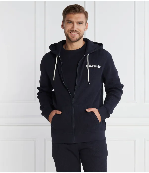 Толстовка с капюшоном на молнии Regular fit Tommy Hilfiger, синий — фото 3