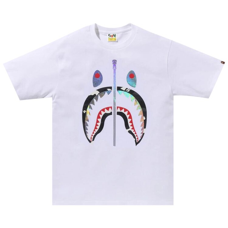 

Футболка BAPE City Camo Shark 'White/Black', белый