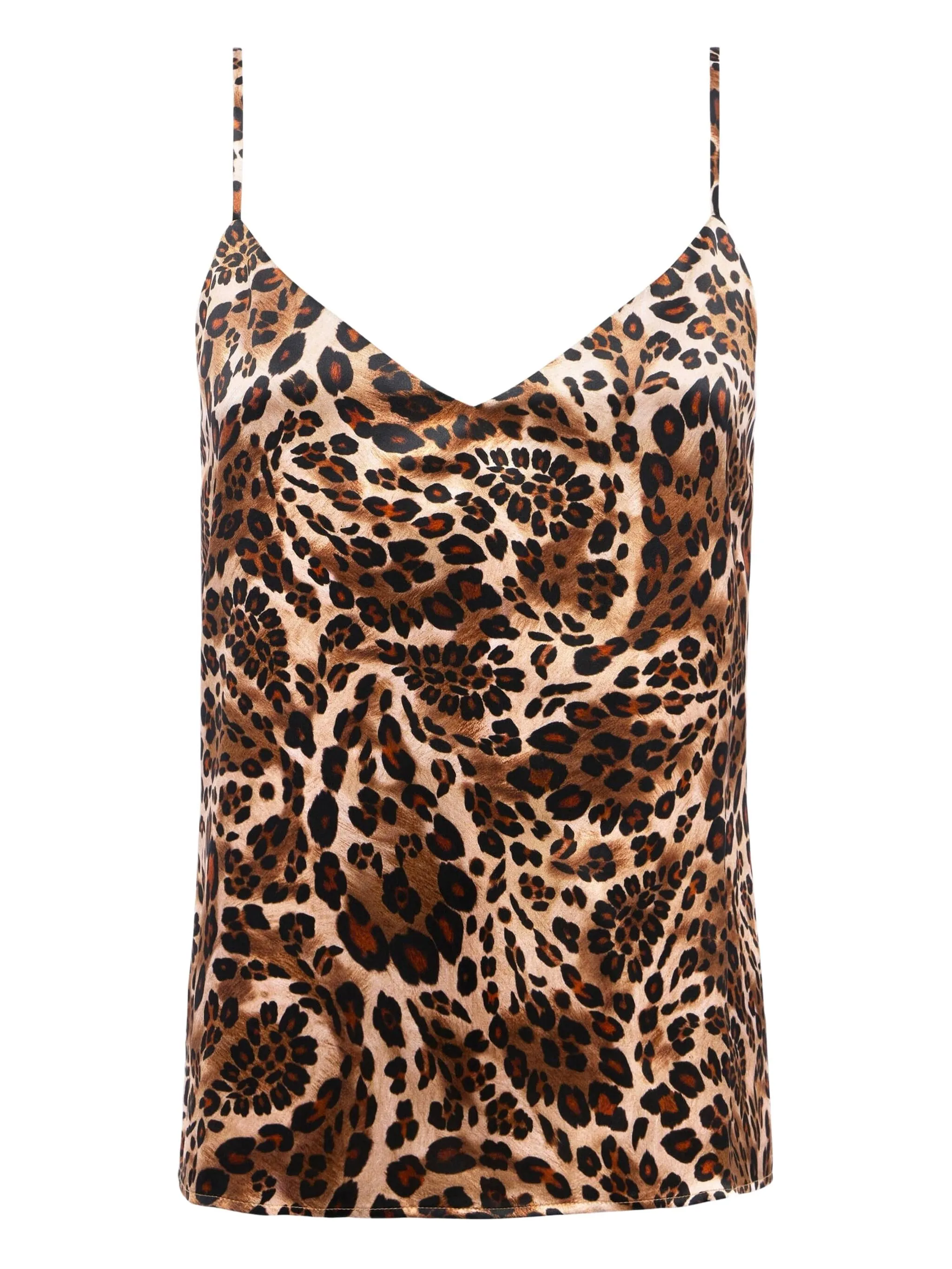 

Топ Jane на тонких бретелях L'Agence, коричневый