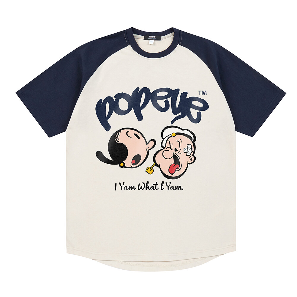 

Popeye/Футболка унисекс Popeye, Черный/Серый