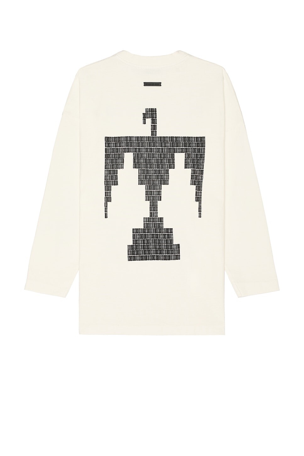 

Футболка с логотипом и длинным рукавом Thunderbird Fear Of God, цвет Cream