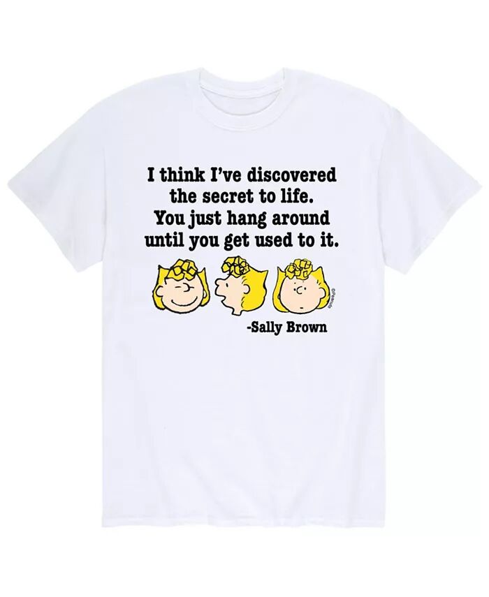 

Мужская футболка Peanuts Secret to Life AIRWAVES, белый