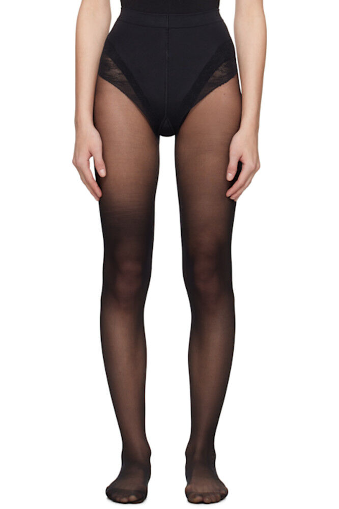 

Черные колготки Tummy 20 Control Top Wolford