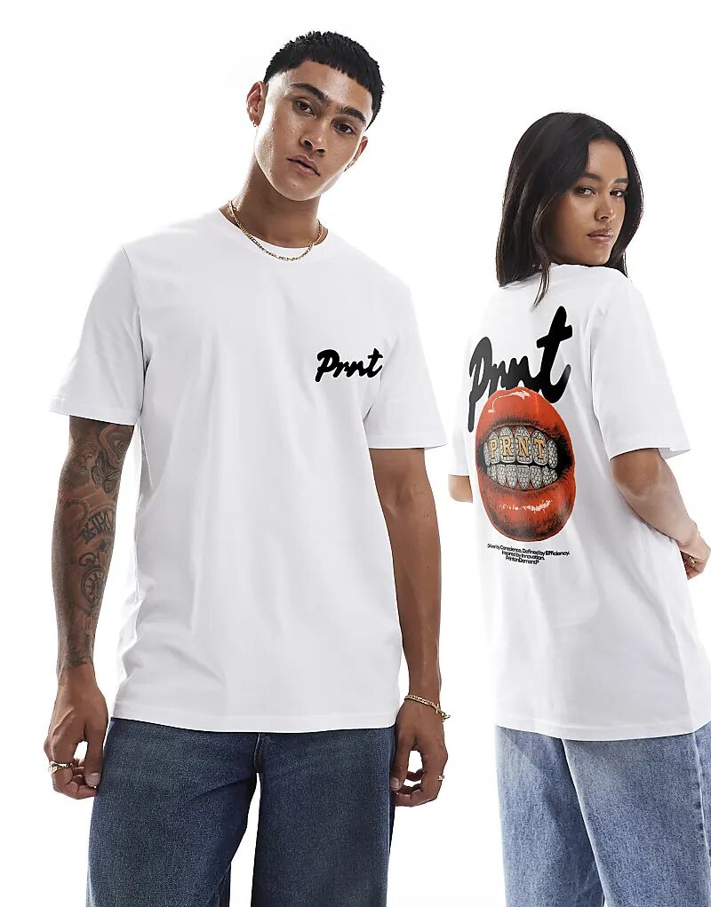 

Футболка PRNT «Движимый совестью» белого цвета