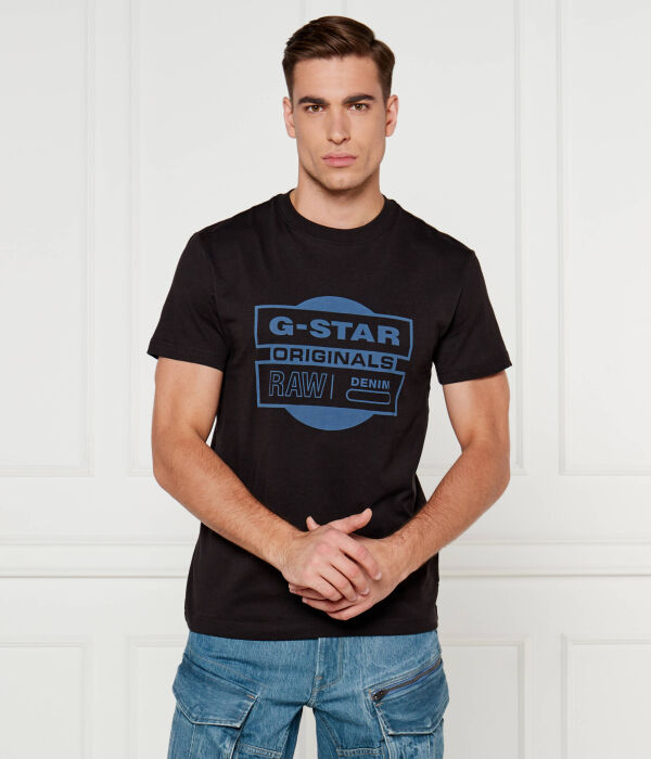 

Оригинальная футболка Regular fit G-Star Raw, черный