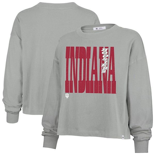 

Женская футболка с длинным рукавом '47 Indiana Hoosiers Stacked Sydney 47 Brand