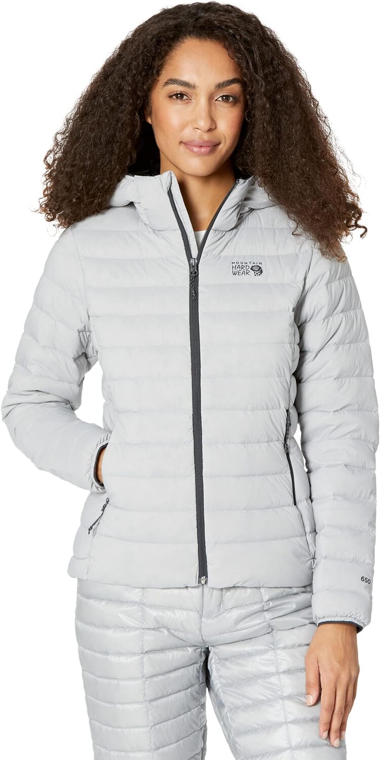 

Куртка Deloro Down Full Zip Hoodie Mountain Hardwear, цвет Glacial