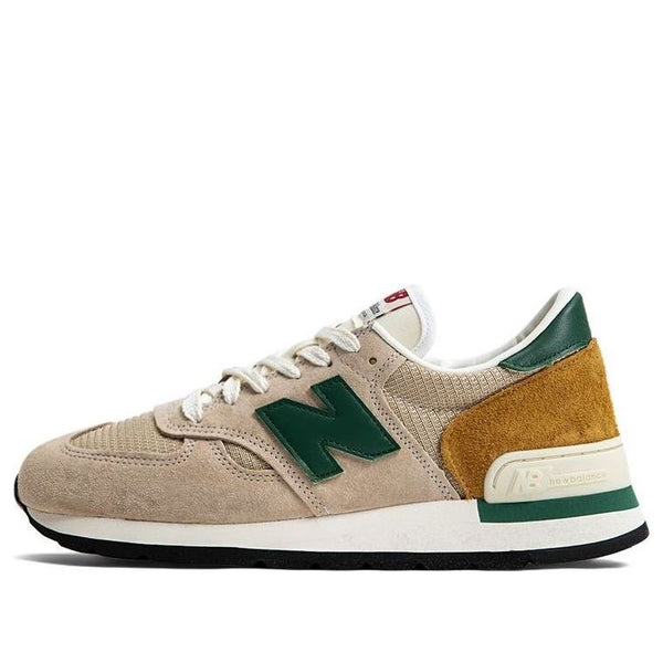 

Кроссовки teddy santis x 990v1 made in usa 'tan green' New Balance, бежевый