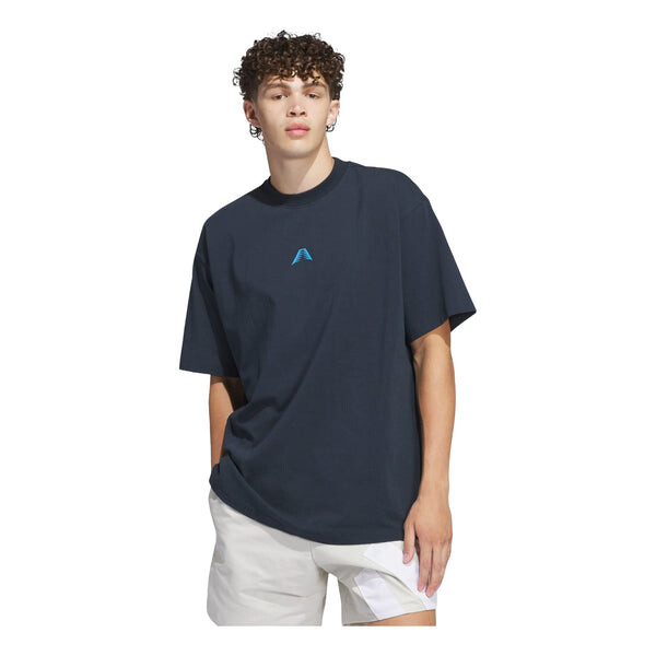 

Футболка ae foundation basketball футболка asia sizing Adidas, черный