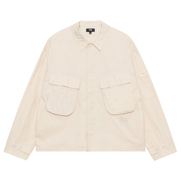 

Рубашка Stussy Military Overshirt, кремовый