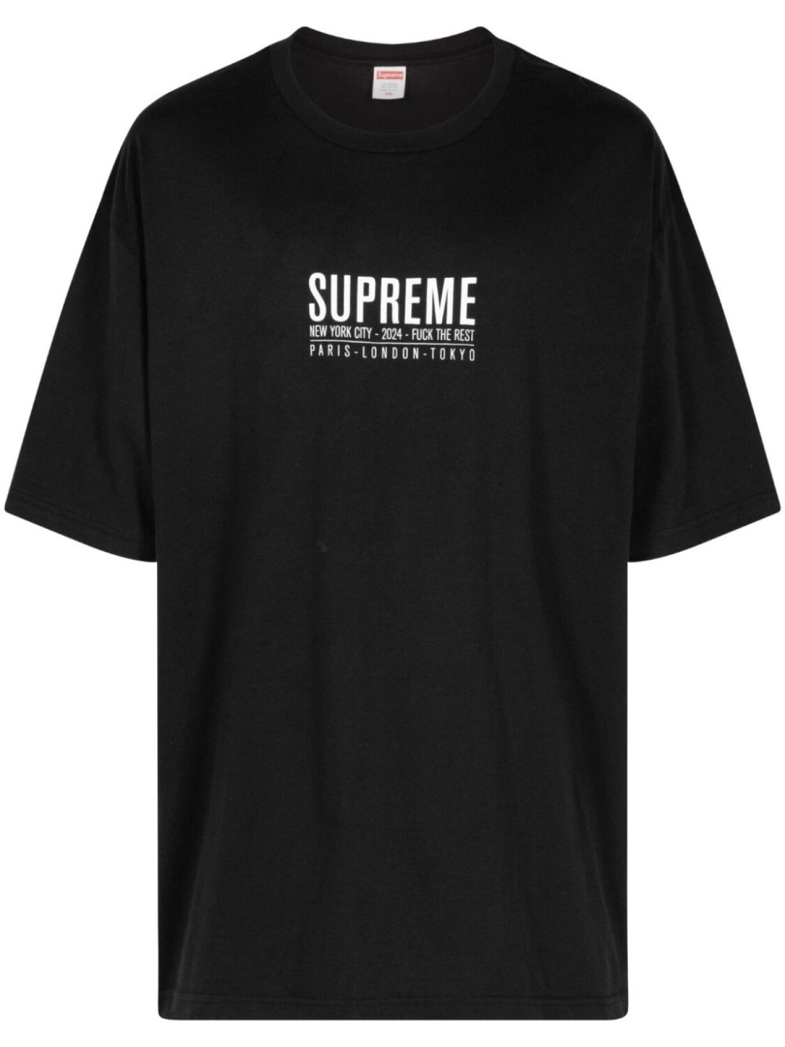 

Supreme парижская футболка, черный