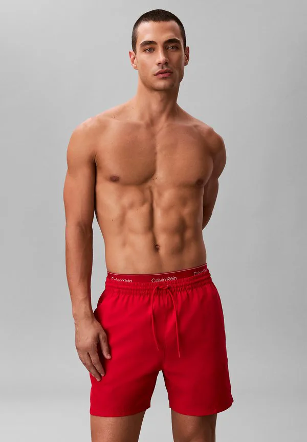

Плавки средней длины на шнуровке. Calvin Klein Swimwear, Red Gala, Красный, Плавки средней длины на шнуровке. Calvin Klein Swimwear, Red Gala