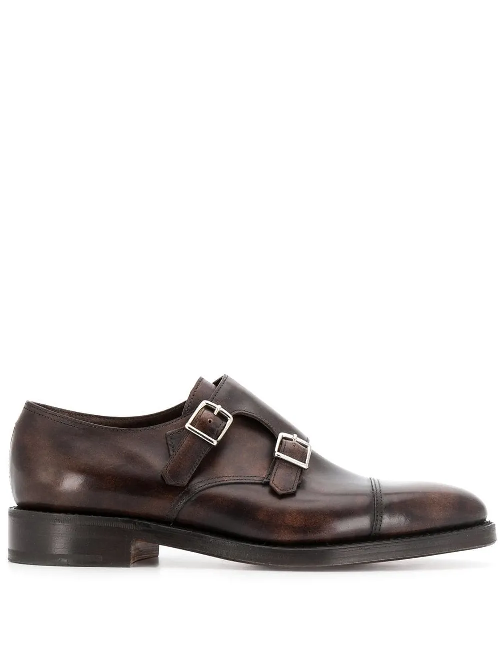 

Монки с пряжками John Lobb, коричневый