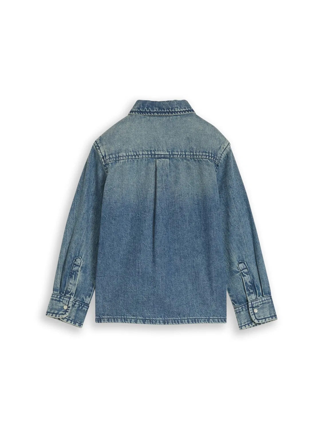 Рубашка на пуговицах стандартного кроя Tom Tailor, Blue Denim — фото 2