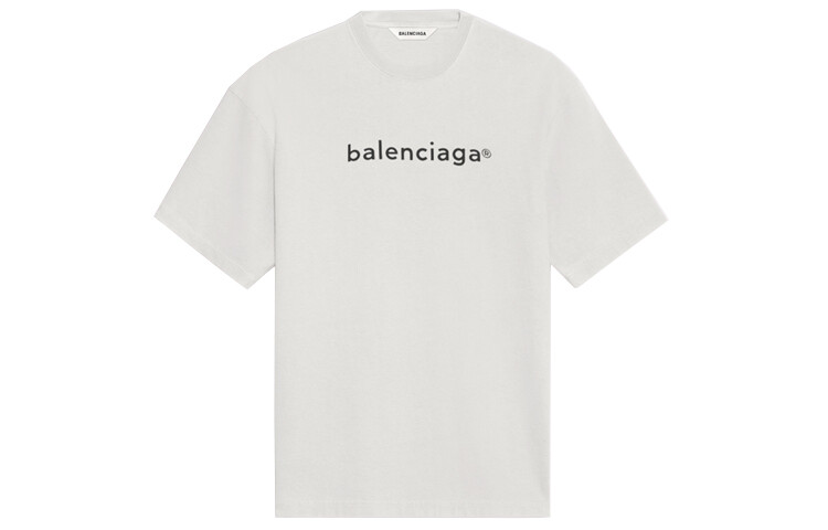 

Футболка унисекс серая Balenciaga, серый