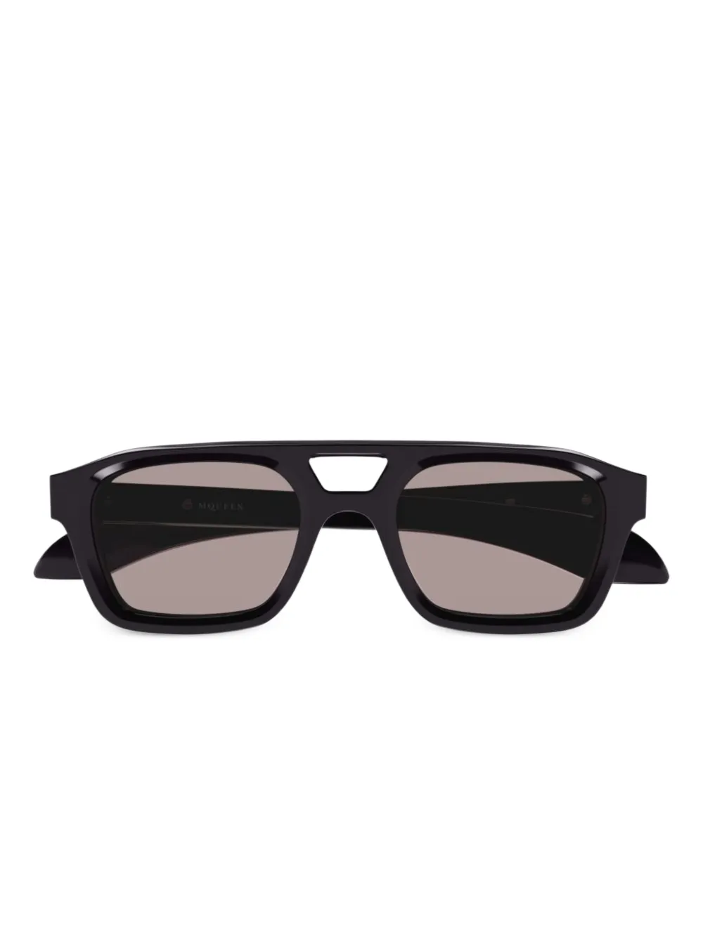 

Солнцезащитные очки в квадратной оправе Alexander McQueen Eyewear, черный
