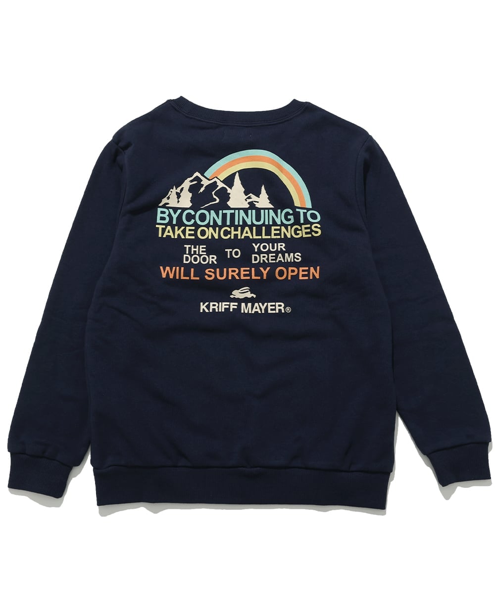 Свитшот Chiffon Touch Crew (Rainbow) Kriff Mayer, NAVY