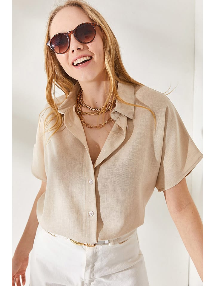 

Блузка Olalook, бежевый