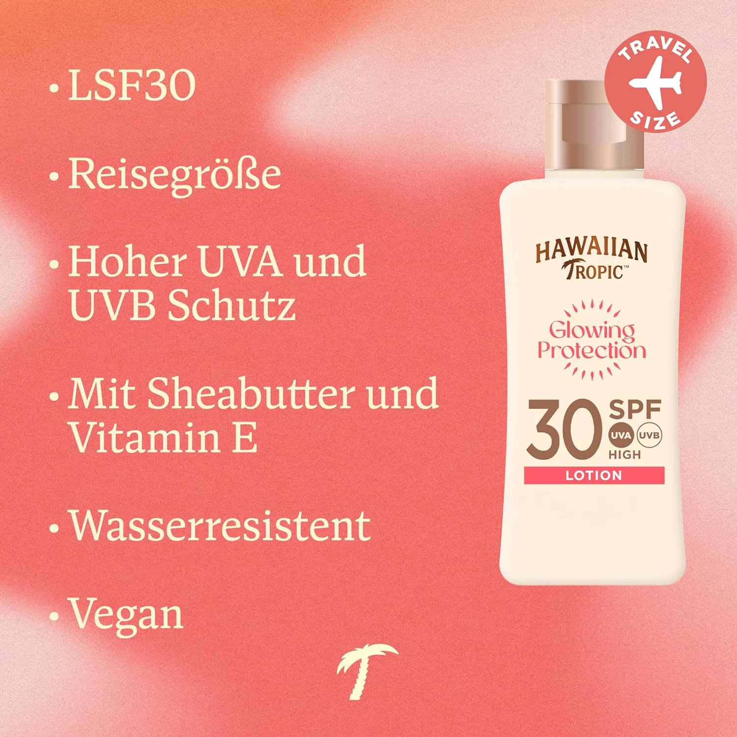 Водостойкий солнцезащитный крем SPF 30 «Glowing Protection» от Hawaiian Tropic Hawaiian Tropic — фото 2