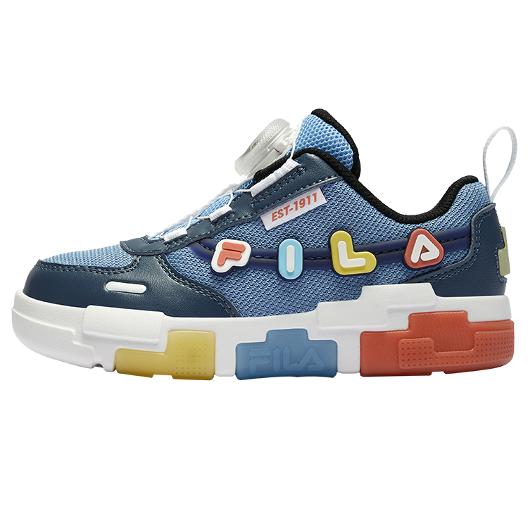 

Детские тренировочные кроссовки BOA для дошкольников FILA KIDS, синий/белый