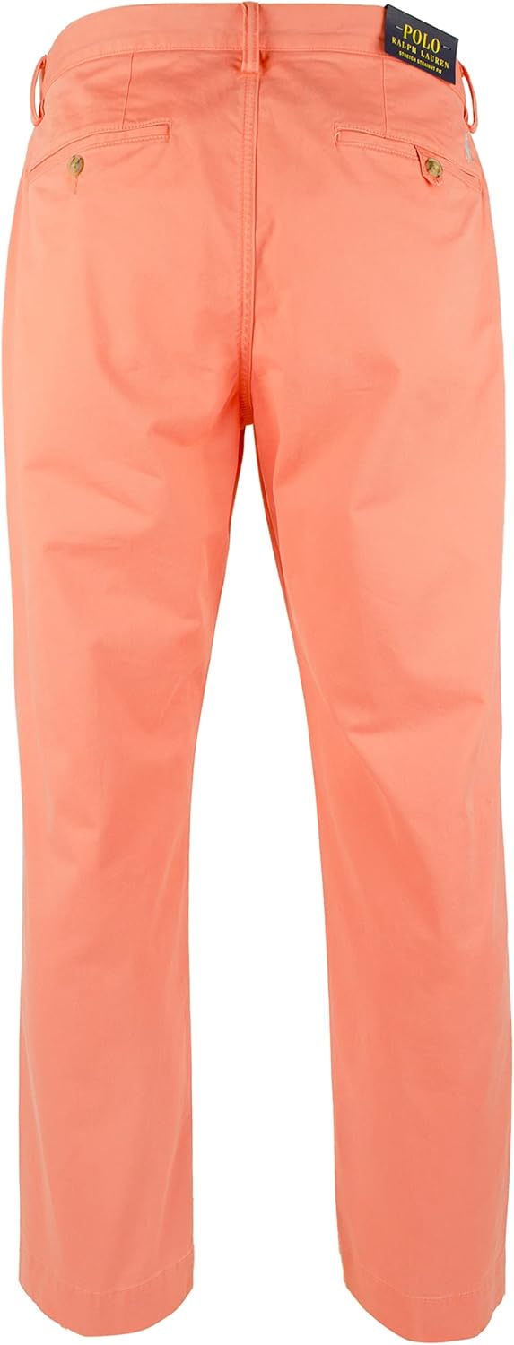Polo Ralph Lauren мужские брюки чинос Stretch Straight Fit, Orange — фото 2