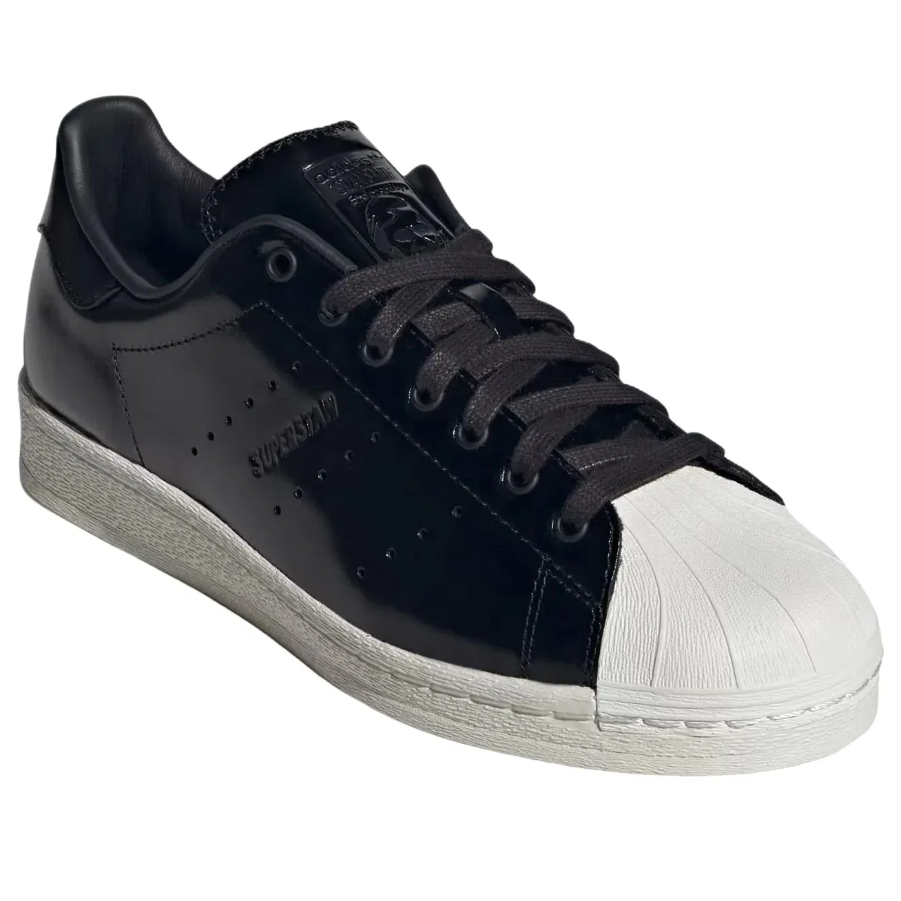 Кроссовки Adidas x VA Superstan 'Black White' KI8163, черный — фото 2