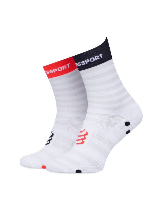 

Короткие носки Pro Racing Socks v4.0 Ultralight Run Low XU00051B Compressport, белый