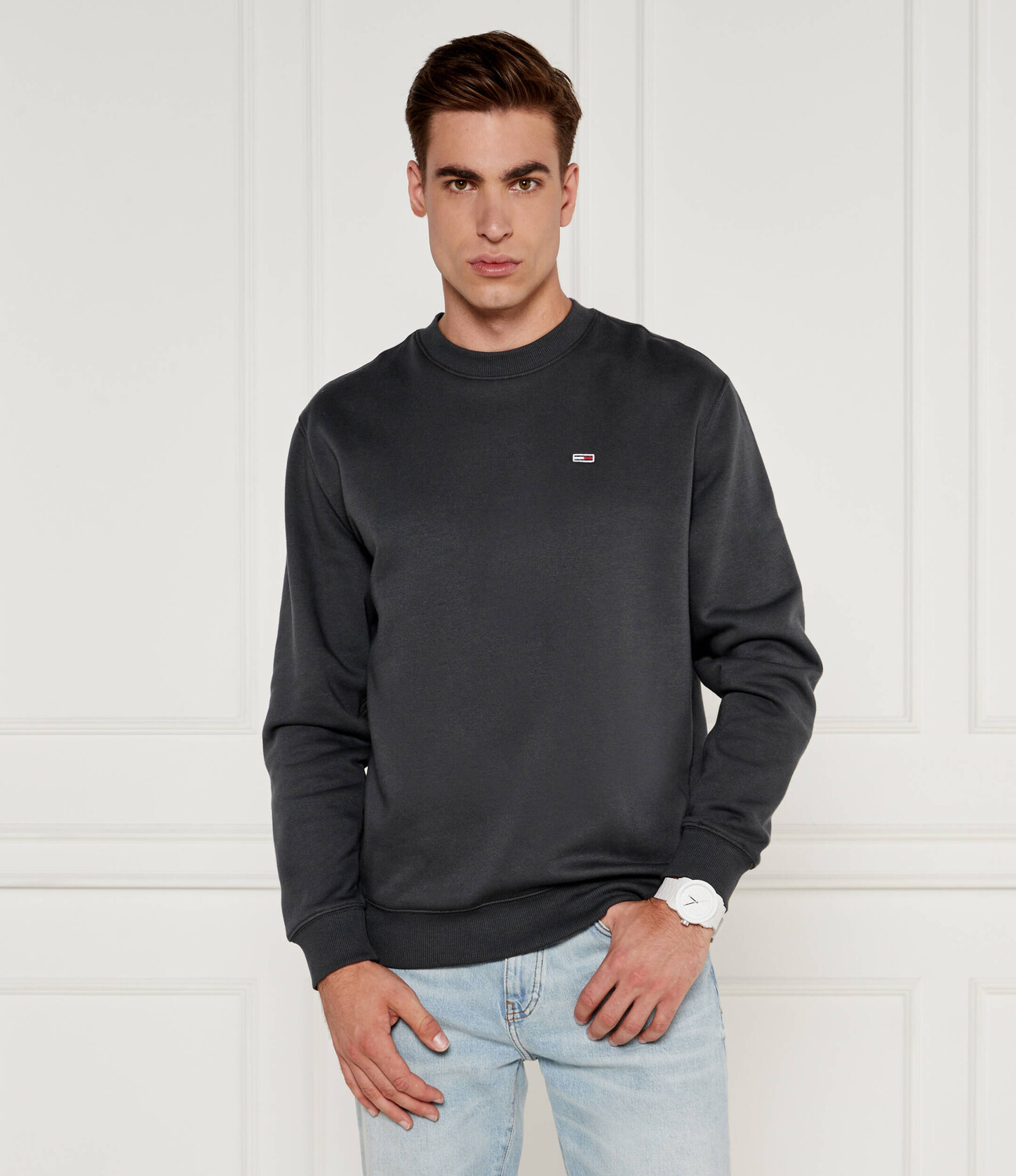 

Толстовка Tommy Jeans Regular Fit, цвет grafite