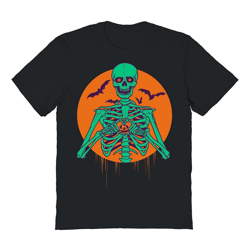 

Мужская футболка с рисунком I Love Halloween Halloween Licensed Character, черный