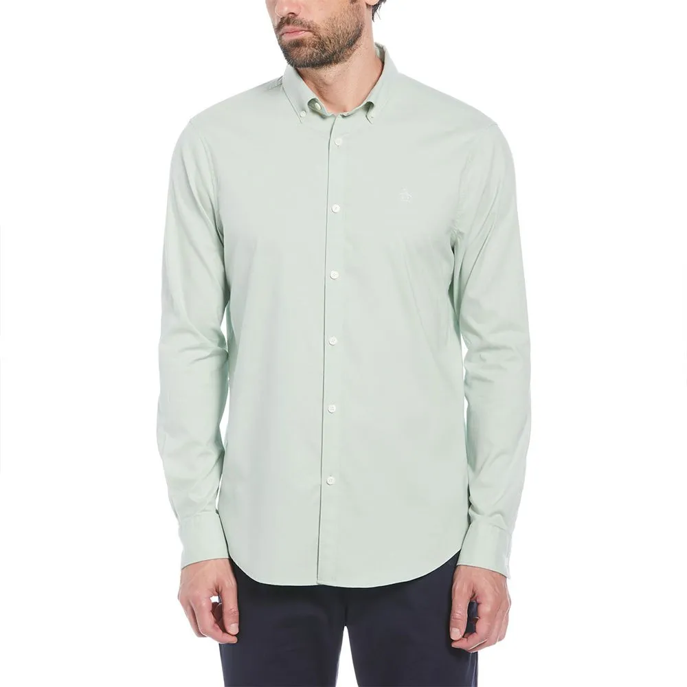 

Рубашка Original Penguin Oxford Stretch No Pocket, зеленый