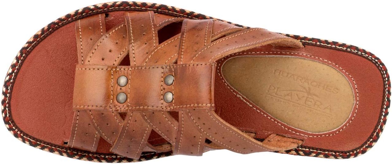 Мужские сандалии Cowboy Professional 130 Cognac аутентичные мексиканские хуарачи из натуральной кожи, Chedron — фото 3