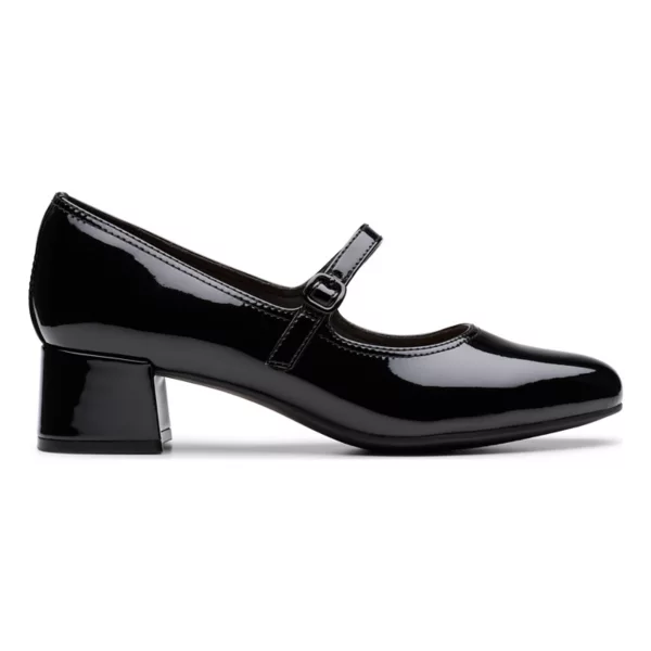 Женские туфли Iridessa Rae на блочном каблуке Clarks, черный — фото 2