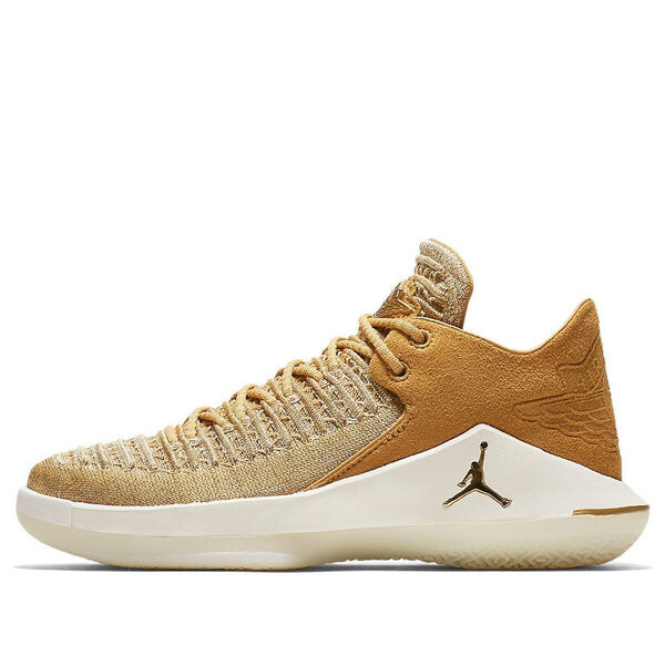 

Кроссовки 32 низкие Air Jordan, золотой